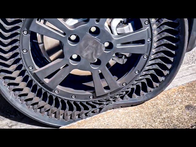 WORLD FIRST - Airless Car Tire! Michelin Reinvents The Wheel