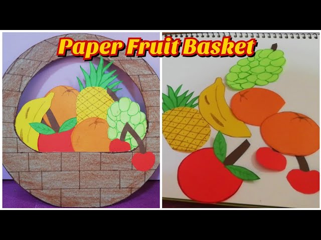 Making Paper Fruit Basket
