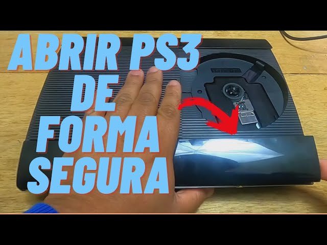 How to open and disassemble a PS3 SUPER SLIM