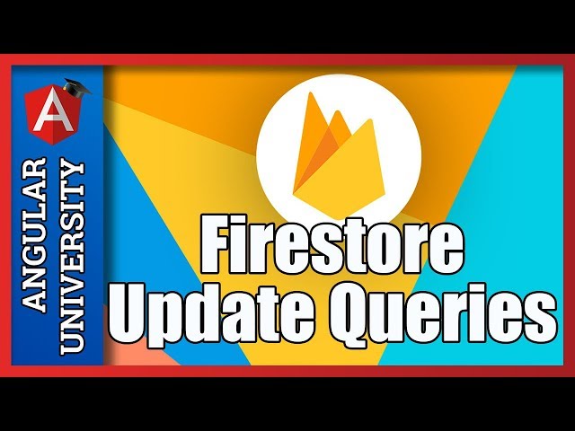 💥 Firestore Data Modification Example with AngularFire