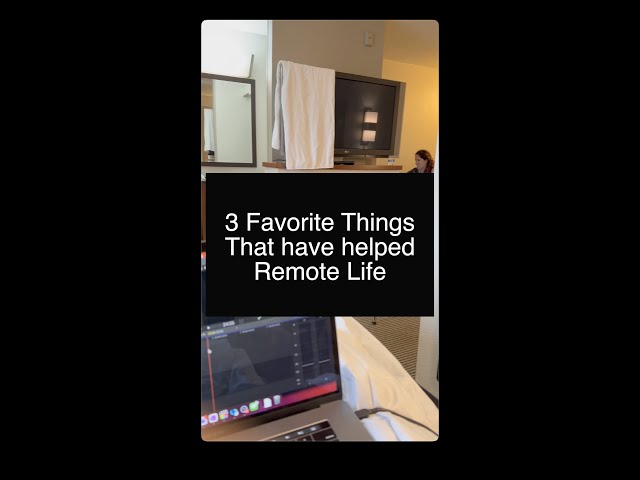 3 Favorite Things that helped work remote #apple #remotework #shorts