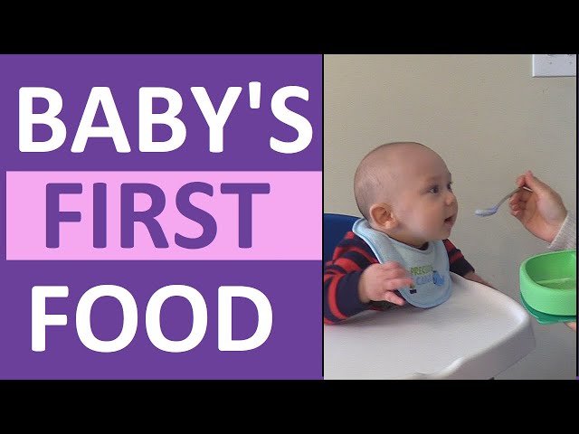 Baby's First Food Reaction at 6 Months Old | How to Start Solids | Pediatric Nursing