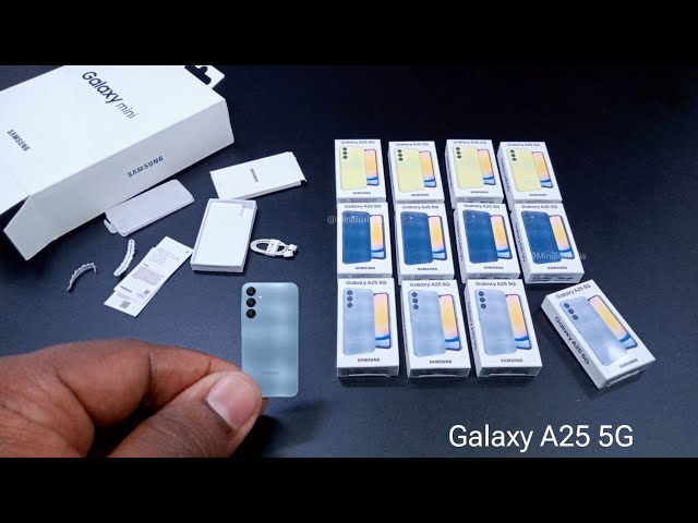 A MiniBox Unboxing of Samsung Galaxy A25 5G Mini phone Unboxing