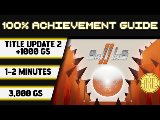 Ball Lab II Title Update 2 100% Achievement Walkthrough * 1000GS in 1-2 Minutes *