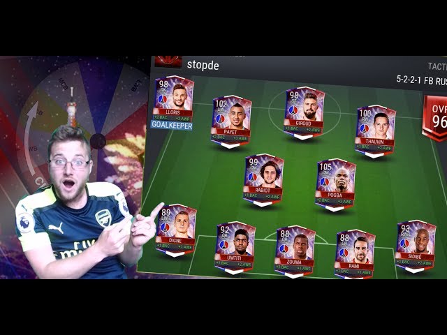 FIFA Mobile Full Bastille Day Squad Builder! The Best Ball Control In the Game! Quickselling a 96OVR