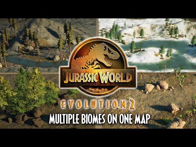 HOW TO MAKE BIOME DINOSAUR EXHIBITS | Jurassic World Evolution 2