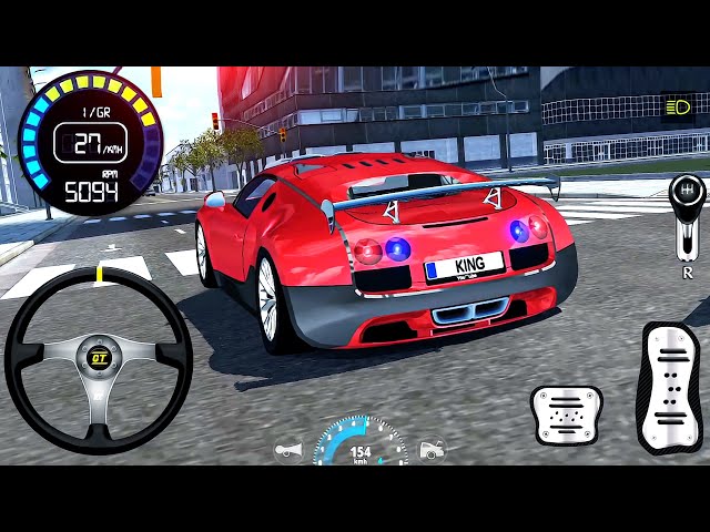 Car Parking Modified City Park 3D - New Car Bugatti Veyron Drift Driving - Android GamePlay #7