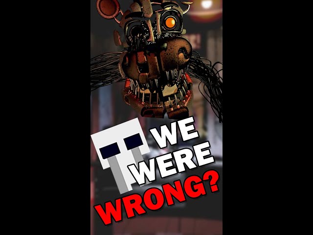 We Were Wrong About Molten Freddy | FNAF Theory #shorts
