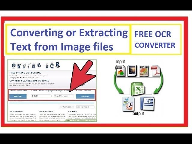 How to convert or extract text from Image or PDF files