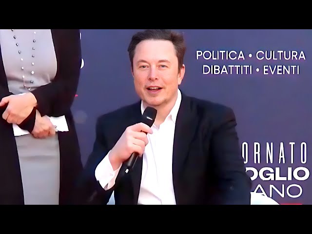 NEW: Elon Musk Leaves Audience Speechless in Italy