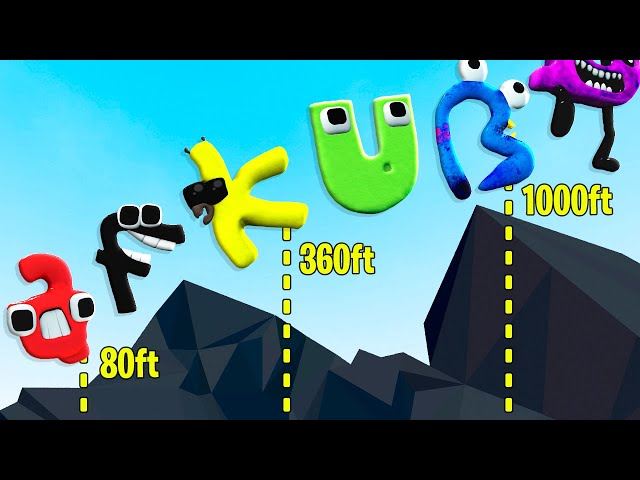 Who has the Highest Jump? Alphabet Lore