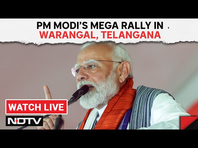 PM Modi Telangana Live | PM Modi Speech Live In Warangal, Telangana | Lok Sabha Election 2024