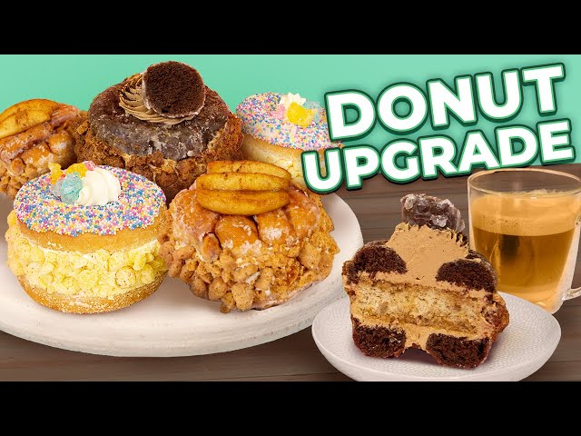 I Turned Store-bought DONUTS into EPIC CAKE DESSERTS for National Donut Day! | How to Cake It