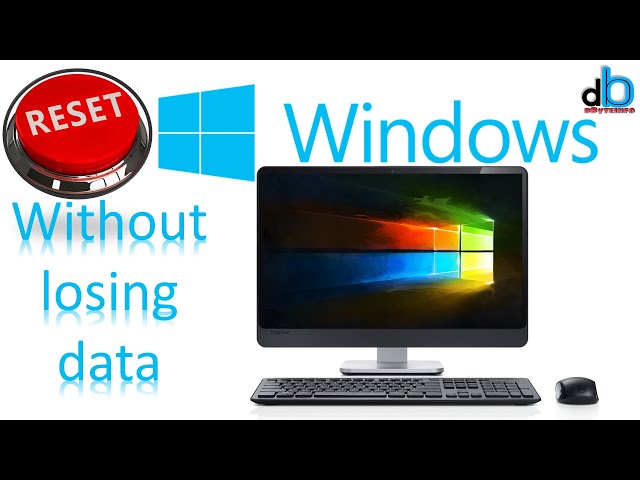 HOW TO RESET WINDOWS 10/7  WITHOUT LOSING ANY DATA | 2020