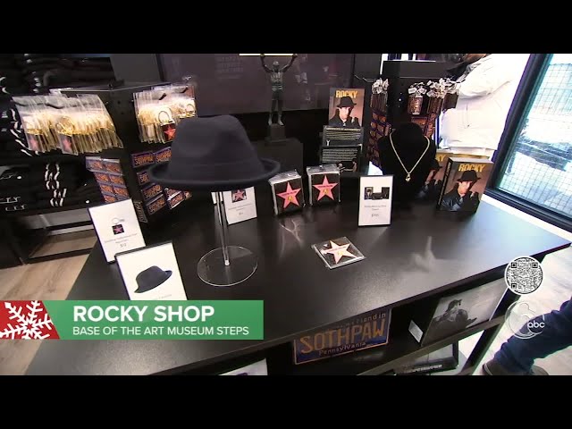 Check out the Rocky Shop, other stocking stuffer gifts that are truly Philly