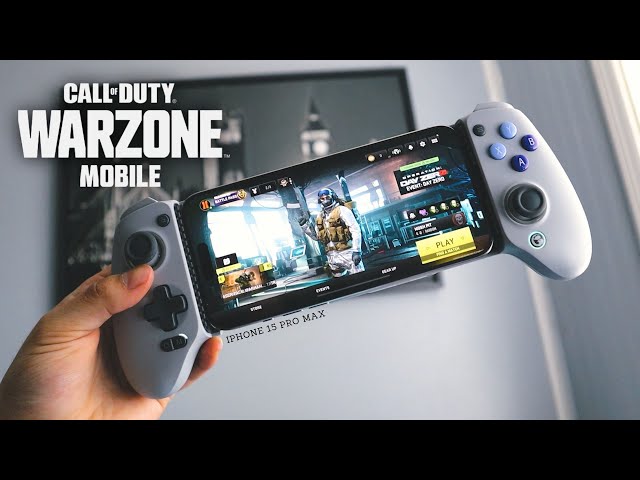 Warzone Mobile on my iphone 15 pro max & Gamesir Controller! (Settings, Gameplay, POV)