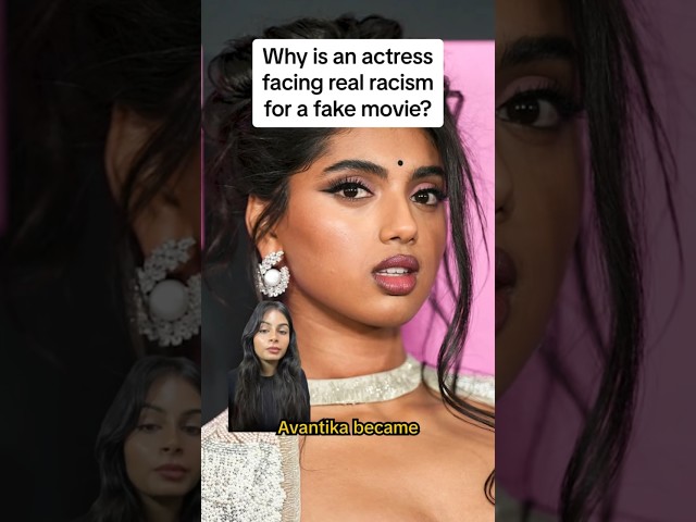Why is an actress facing real racism for a fake movie?