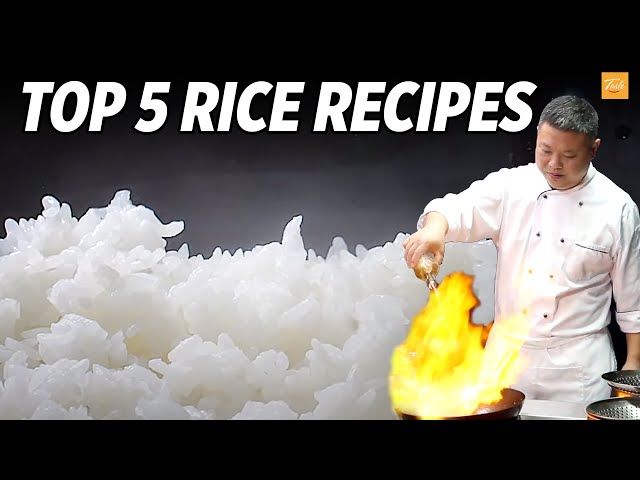 Top 5 Rice Recipes By Masterchef l How To l Cooking Chinese Food • Taste Show