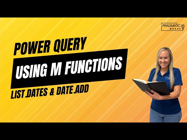 Power Query: Using M Functions – List.Dates & Date.Add