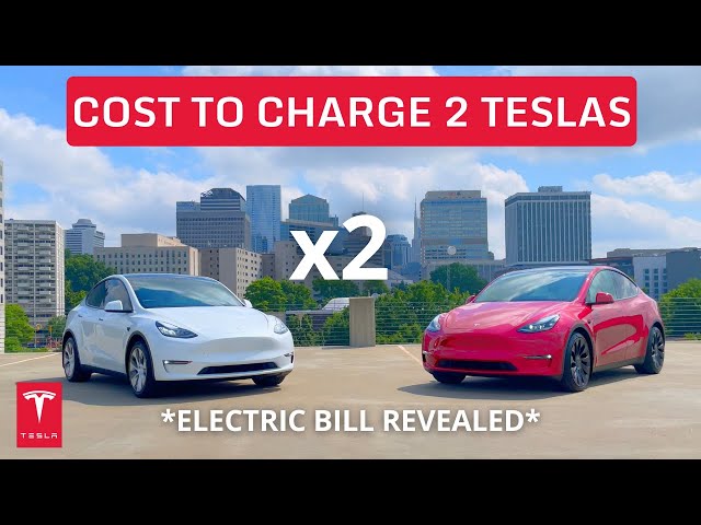 The REAL Cost to Charge 2 Teslas (revealing my electricity bill)