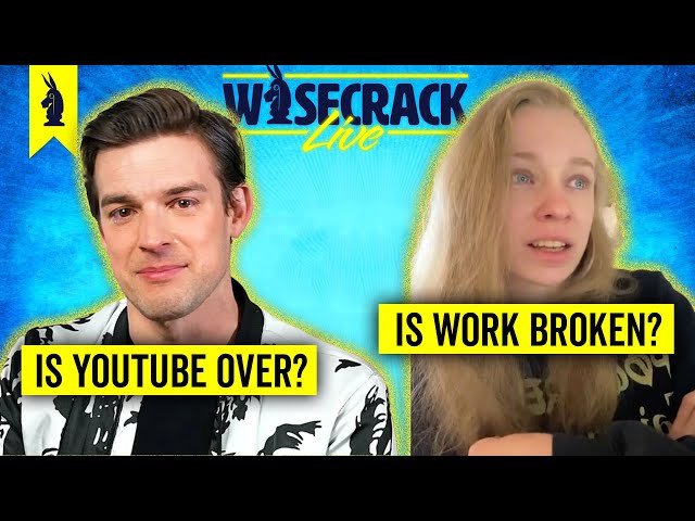 Is YouTube Over? Is Anything Working? - Wisecrack Live! - 2/6/2024 #culture #philosophy #news