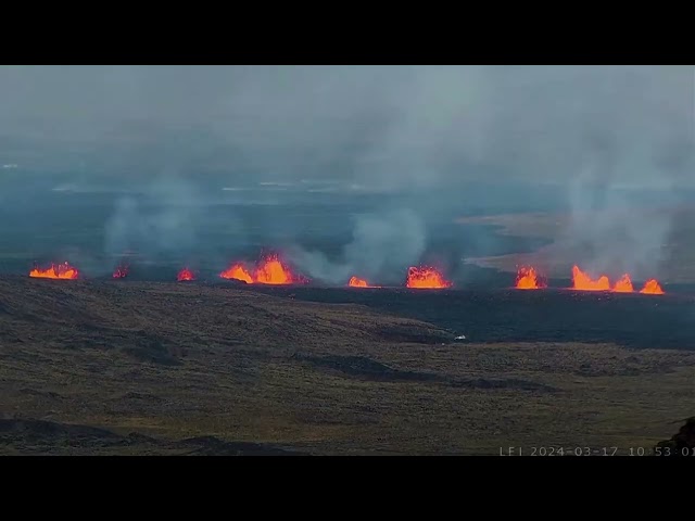 Iceland lava flows slow after another eruption | REUTERS