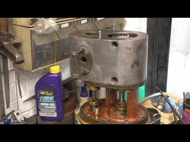 Stuart Engine 11a  Cylinder Block Install