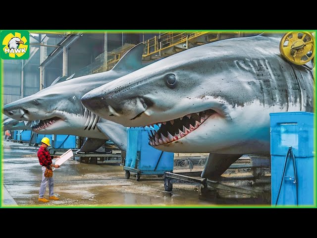 🦈 Shark Processing Process at The Factory | Processing Factory