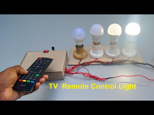 How to Make TV Remote Control Light at Home | Smart Light at Home | Home Automation Project