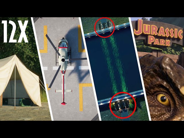 12 MORE EXCITING ATTRACTIONS | Jurassic World Evolution 2 Tips