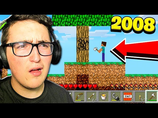PLAYING MINECRAFT FROM 10 YEARS AGO!