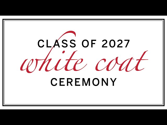 HMS/HSDM White Coat Ceremony