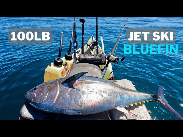 Jet Ski Tuna Fishing - Catching 100lb Bluefin