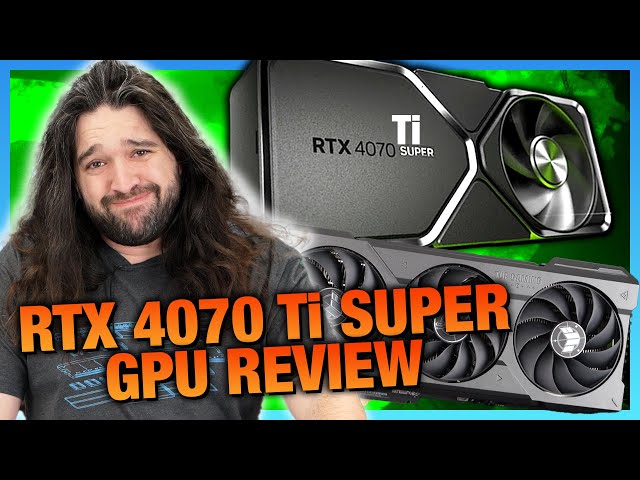 NVIDIA GeForce RTX 4070 Ti Super GPU Review & Benchmarks: Power Efficiency & Gaming