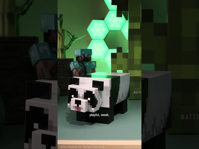 SDCC 2023 - 12 Days of Fandom: Minecraft Diamond Level Panda – Unboxing | Mattel Creations