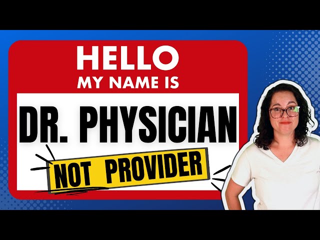 "I'm A Physician Not A Provider" Article Review  | Nurse Practitioner Reacts
