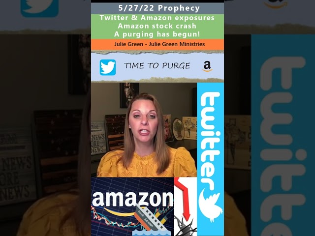 Purging of Amazon, Twitter & other Stocks prophecy - Julie Green 5/27/22