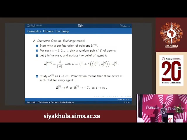 Siyakhula: Inevatibility of Polarization in Geometric Opinion Exchange