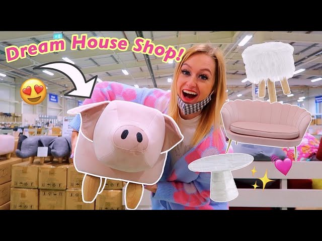 SHOP WITH ME FOR MY DREAM HOUSE!😍🛍🏡*PINK AND MARBLE THEME!*✨ (huge updates!💗) | Rhia Official♡