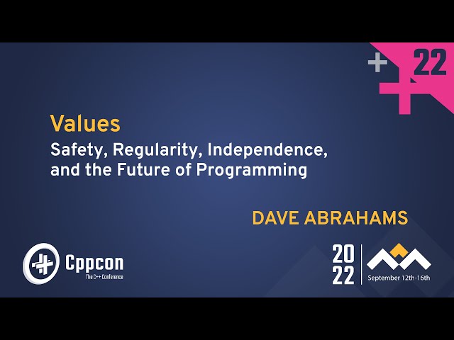 Value Semantics: Safety, Independence, Projection, & Future of Programming - Dave Abrahams CppCon 22