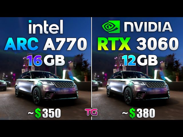 ARC A770 vs RTX 3060 - Test in 10 Games