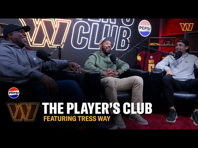 Talking Hang Time with Tress Way | The Player's Club | Washington Commanders