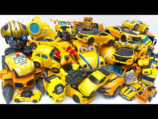 Bumblebee Yellow Car Transformers JCB TOY Excavator, truck, crane &boat Robot Transfiguration animal