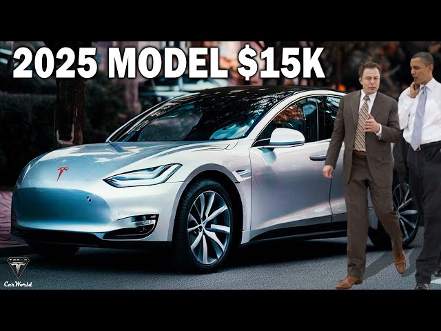 Just happened! Elon Musk official revealed tesla new model $15.000!