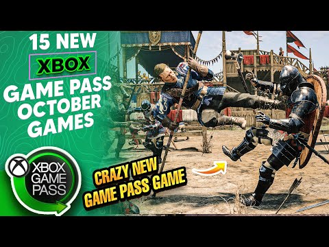 15 NEW XBOX GAME PASS GAMES REVEALED FOR OCTOBER