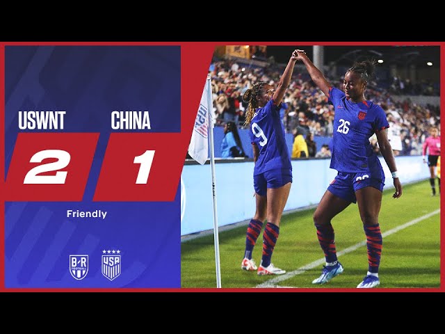 USA come back to defeat China & finish 2023 undefeated | USWNT 2-1 China | Official Game Highlights