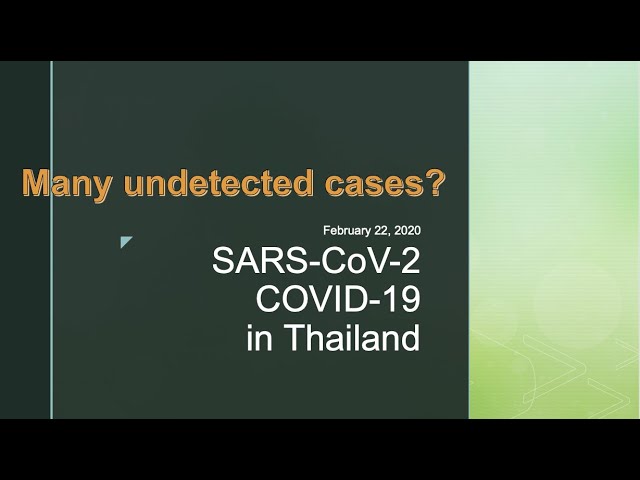 Was Thailand Missing COVID-19 Cases?