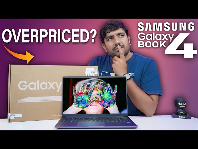 SAMSUNG Galaxy Book 4-Best Laptop Under 80K? 😔Unboxing & Review [Hindi]