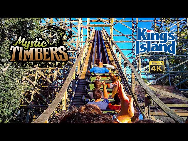 2022 Mystic Timbers Roller Coaster On Ride 4K POV Kings Island