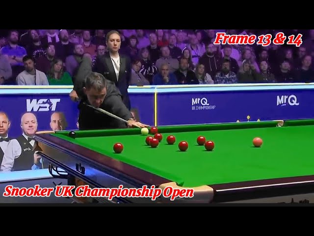 Snooker UK Championship Open Ronnie O’Sullivan VS Hossein Vafaei ( Frame 13 & 14 )